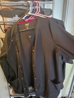 Black Scrubs Large/XL