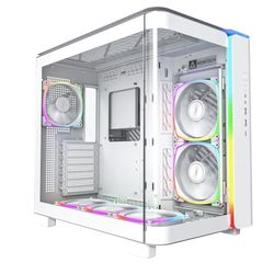 Lian li 011 vision compact white -Steel -tempered glass Computer case