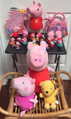 Peppa Pig Figures Plush and Toy Lot just $20 for All