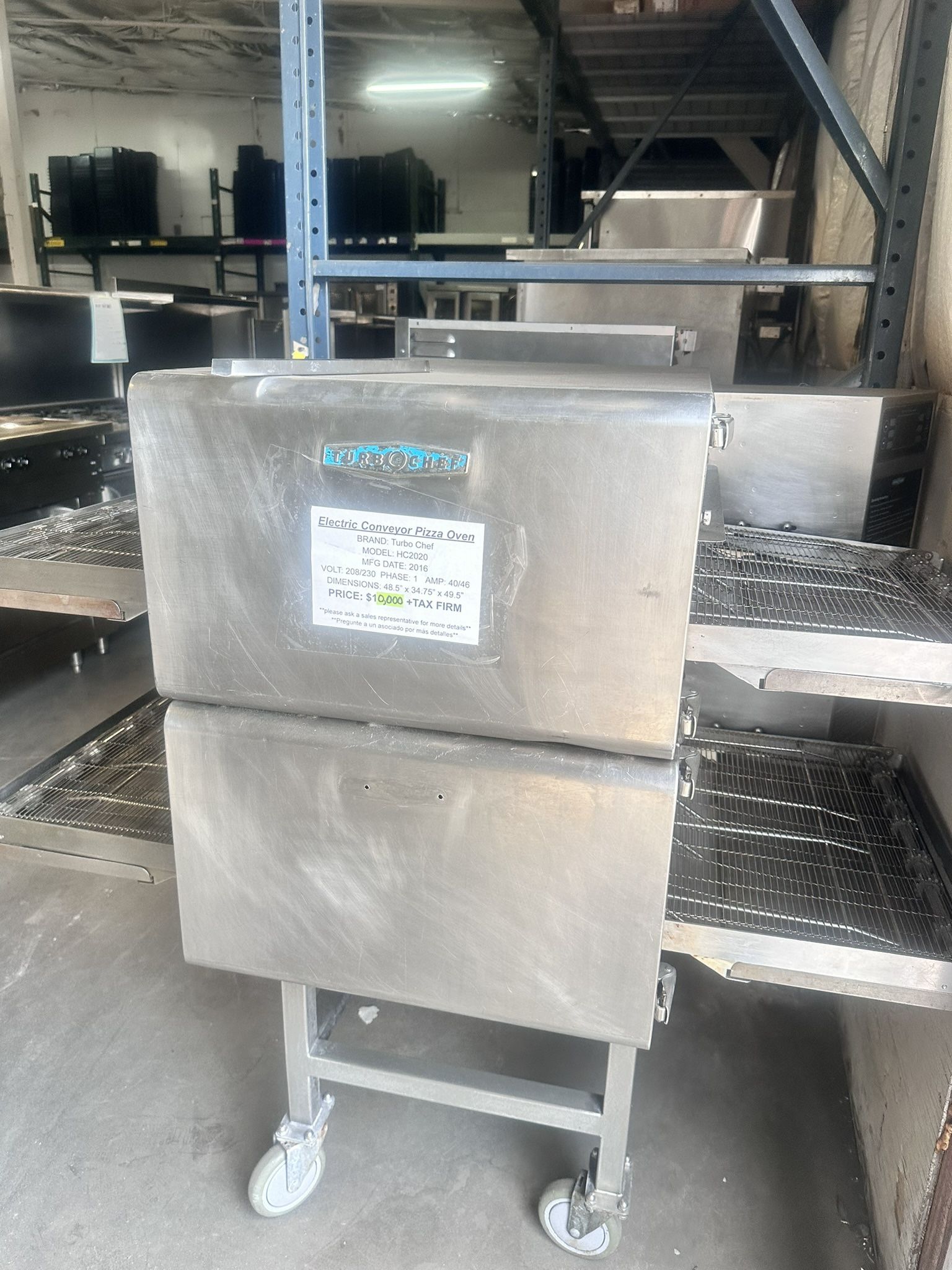 Turbo Chef Conveyor Oven 