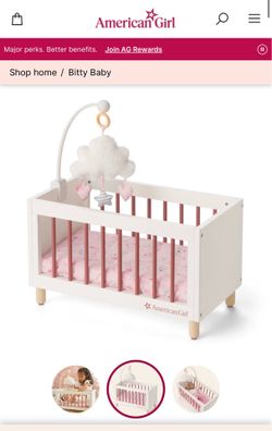 American girl doll crib