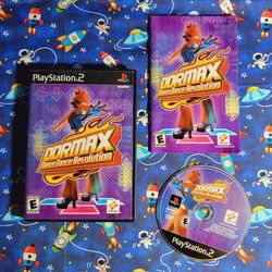 DDR MAX Dance Dance Revolution Sony PlayStation 2 PS2 Complete W Manual CIB