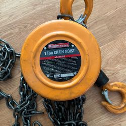 HAUL-MASTER 1 Ton Manual Chain Hoist  