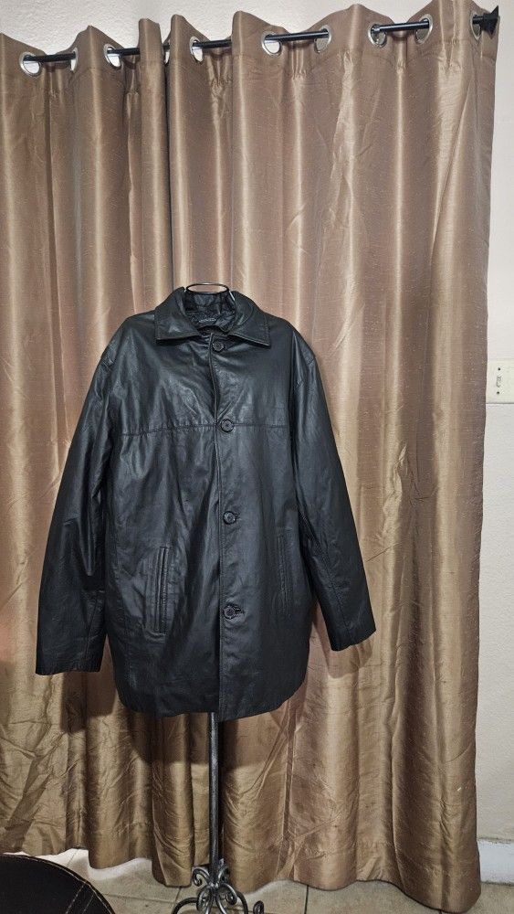 Leather Jacket For Men Size Mediano 