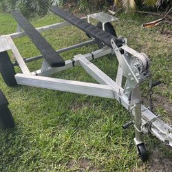 New Aluminum Trailer For Small Boat Up To 16’ Or Jet Ski