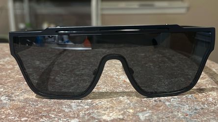 Dolce & Gabbana DG2233 Sunglasses – Black Shield Style