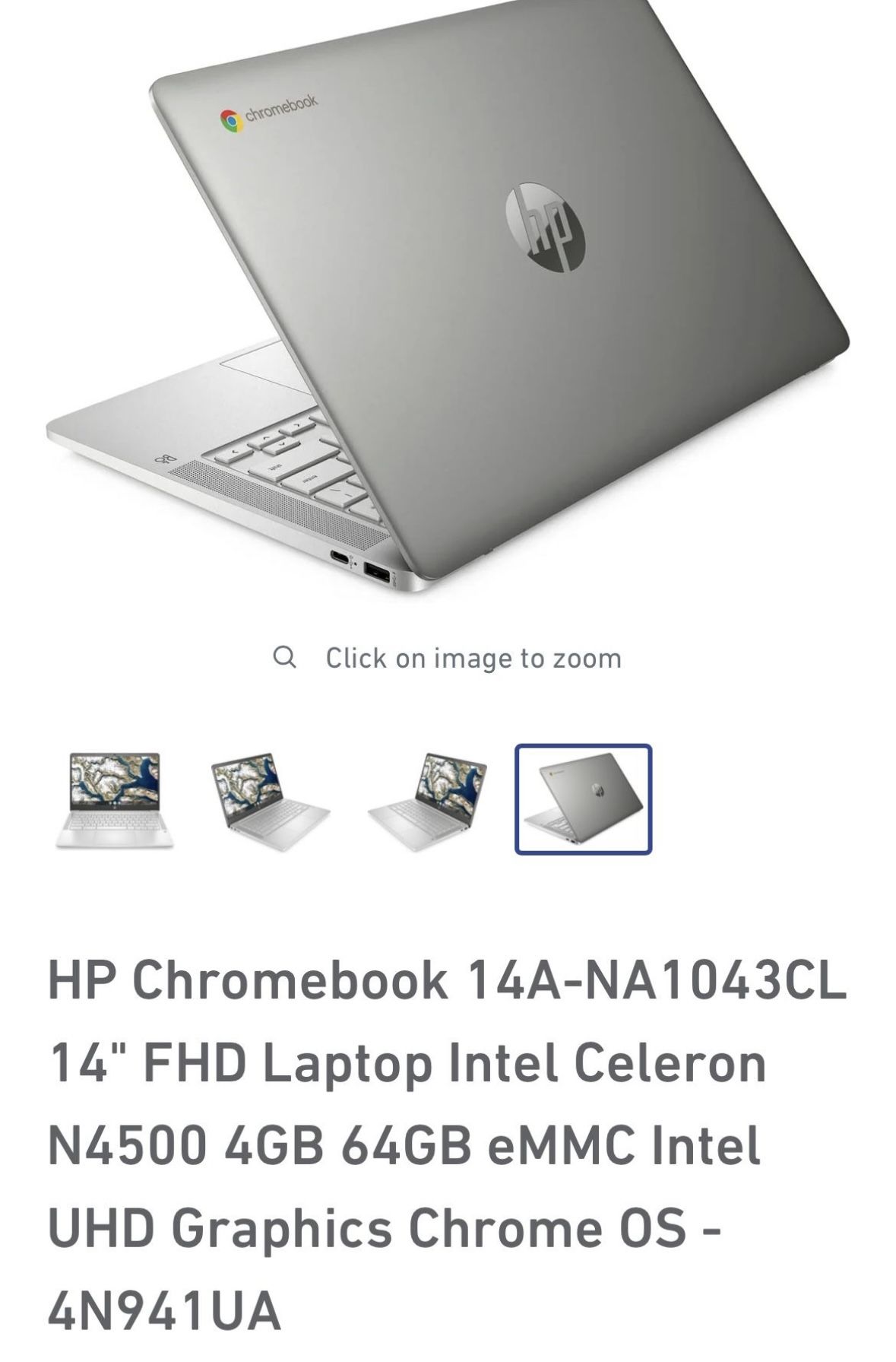 HP 14inch Chromebook