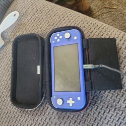 Nintendo Switch Lite & Carrying Case  (Needs A New Screen)