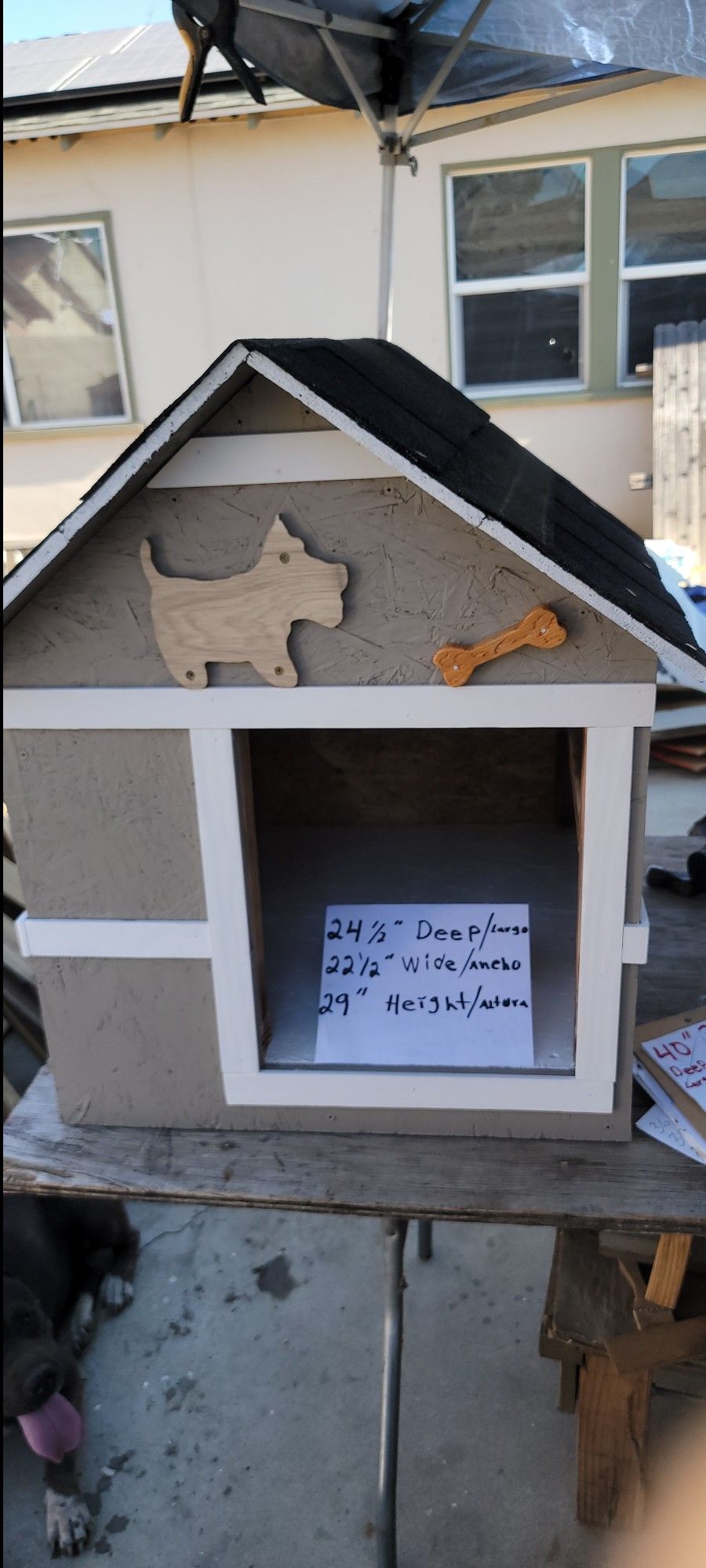 new dog house /nueva Casa Para Perros 