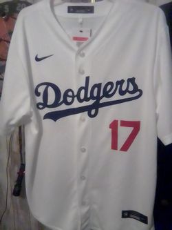 Dodgers Baseball Jersey Size L