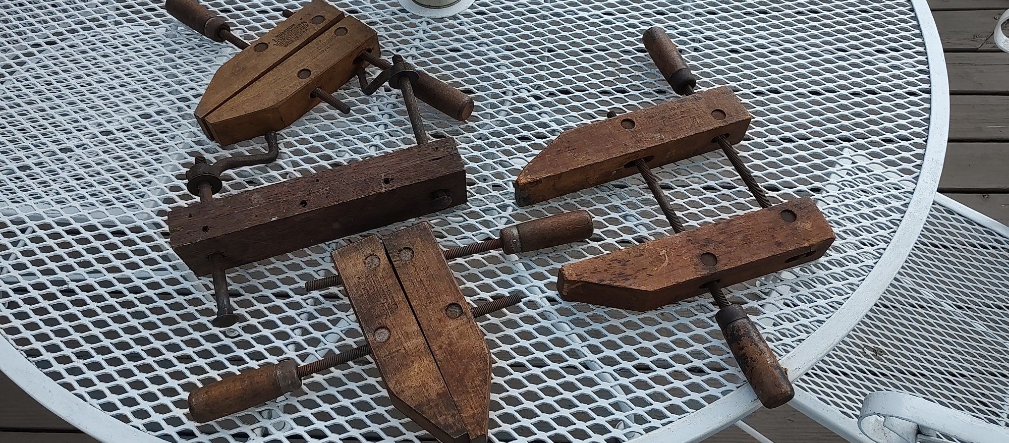 Vintage Wood Clamps