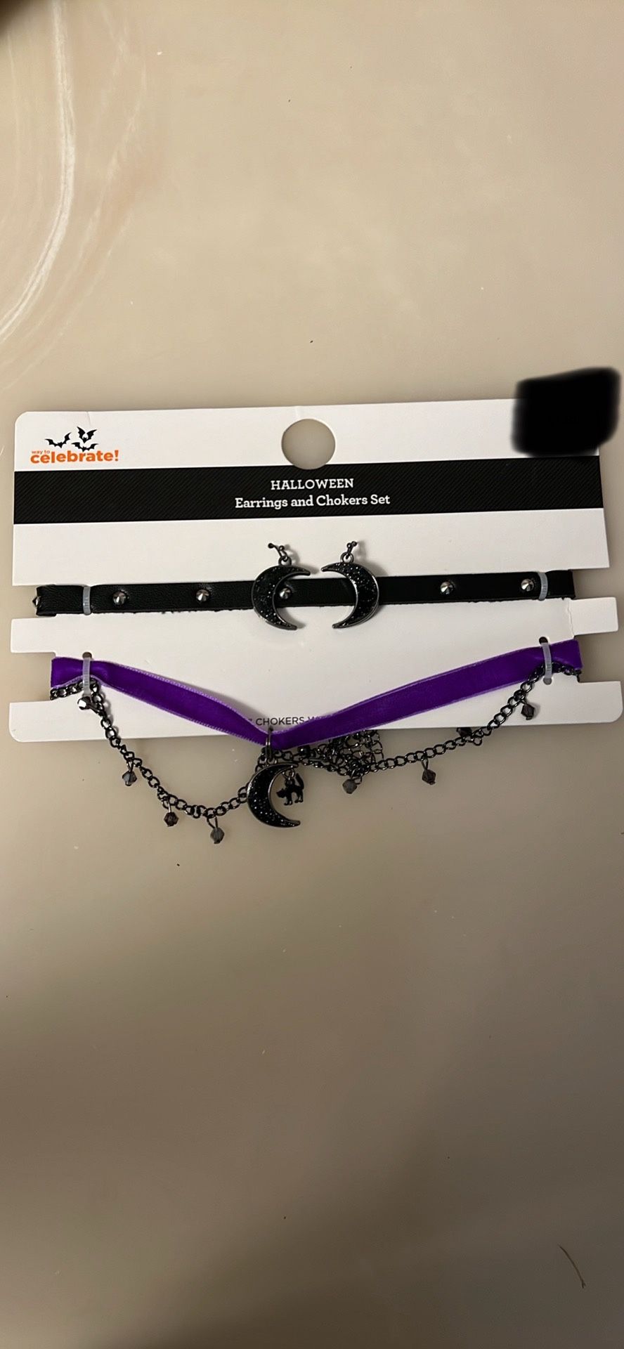 Halloween Earrings And Chokers Set