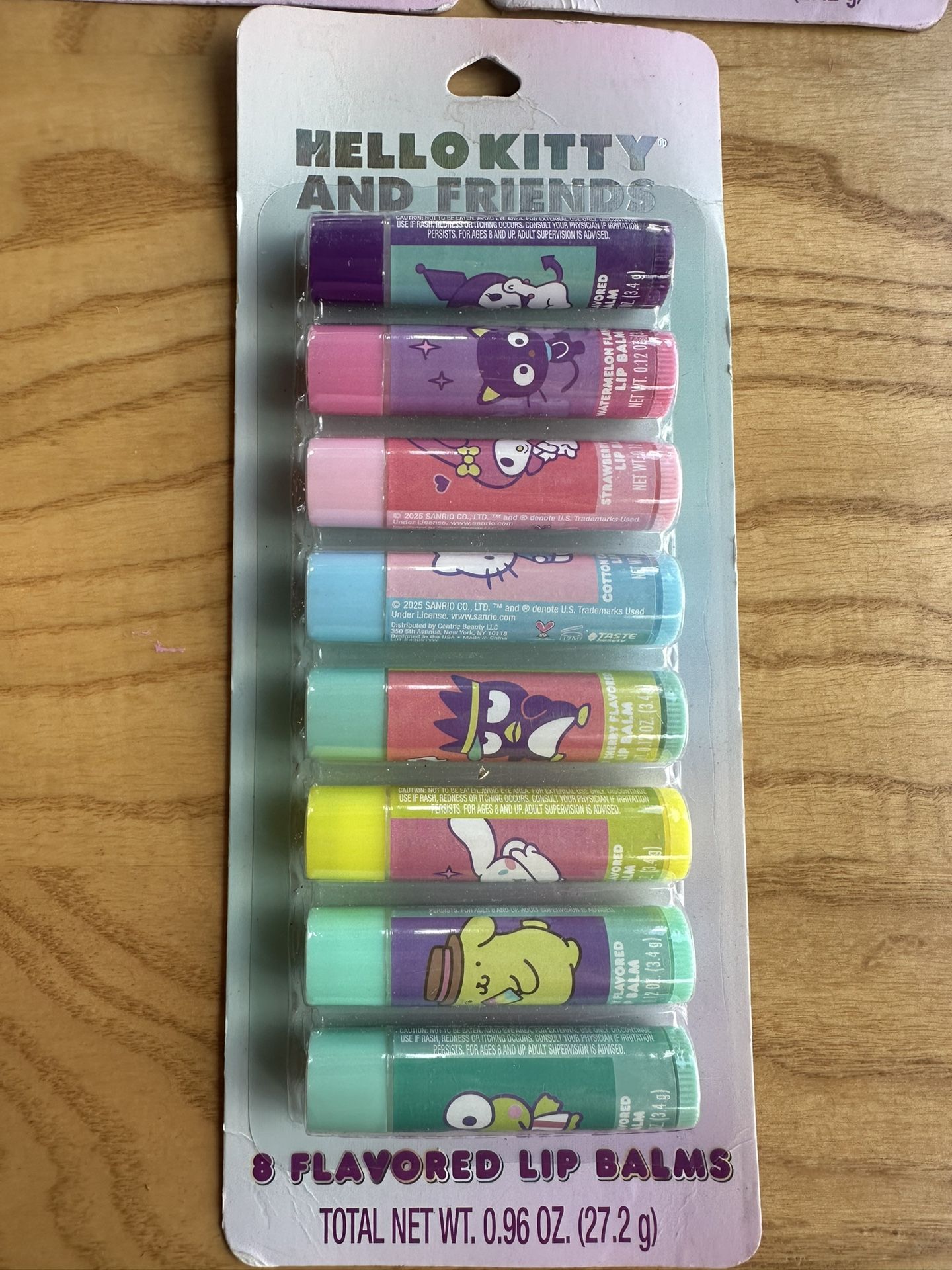 Hello Kitty And Friends Assorted Lip Balm set (3 )