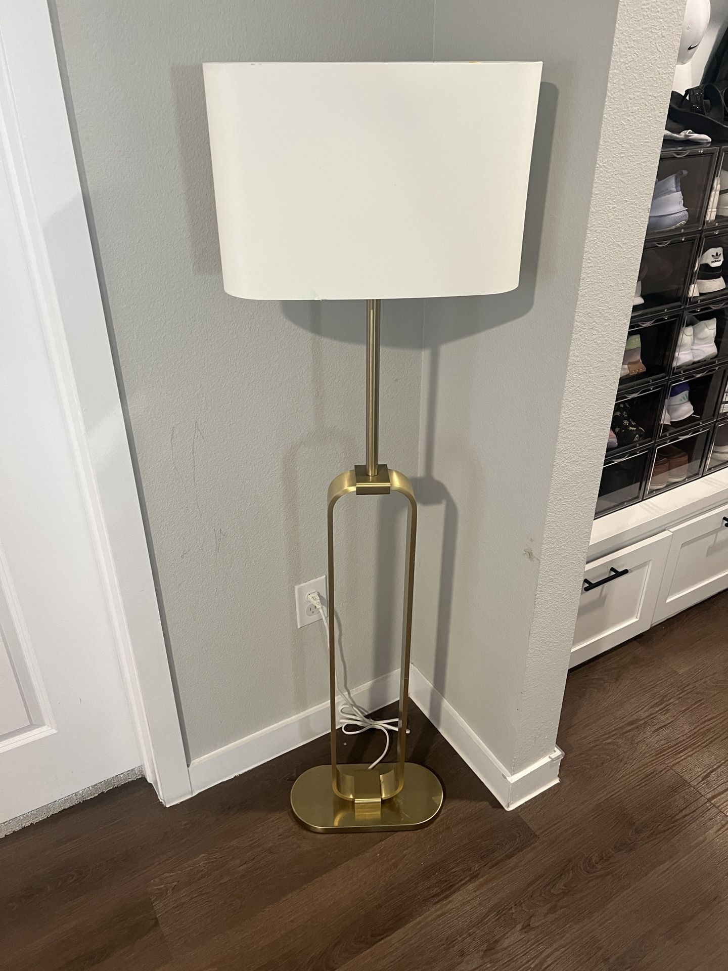 Ikea Brass Plated Floor Lamp UPPVIND