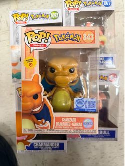 HTF MINT FUNKO POP!! Charizard Soft Color 843 - Only At Target Pokemon Day