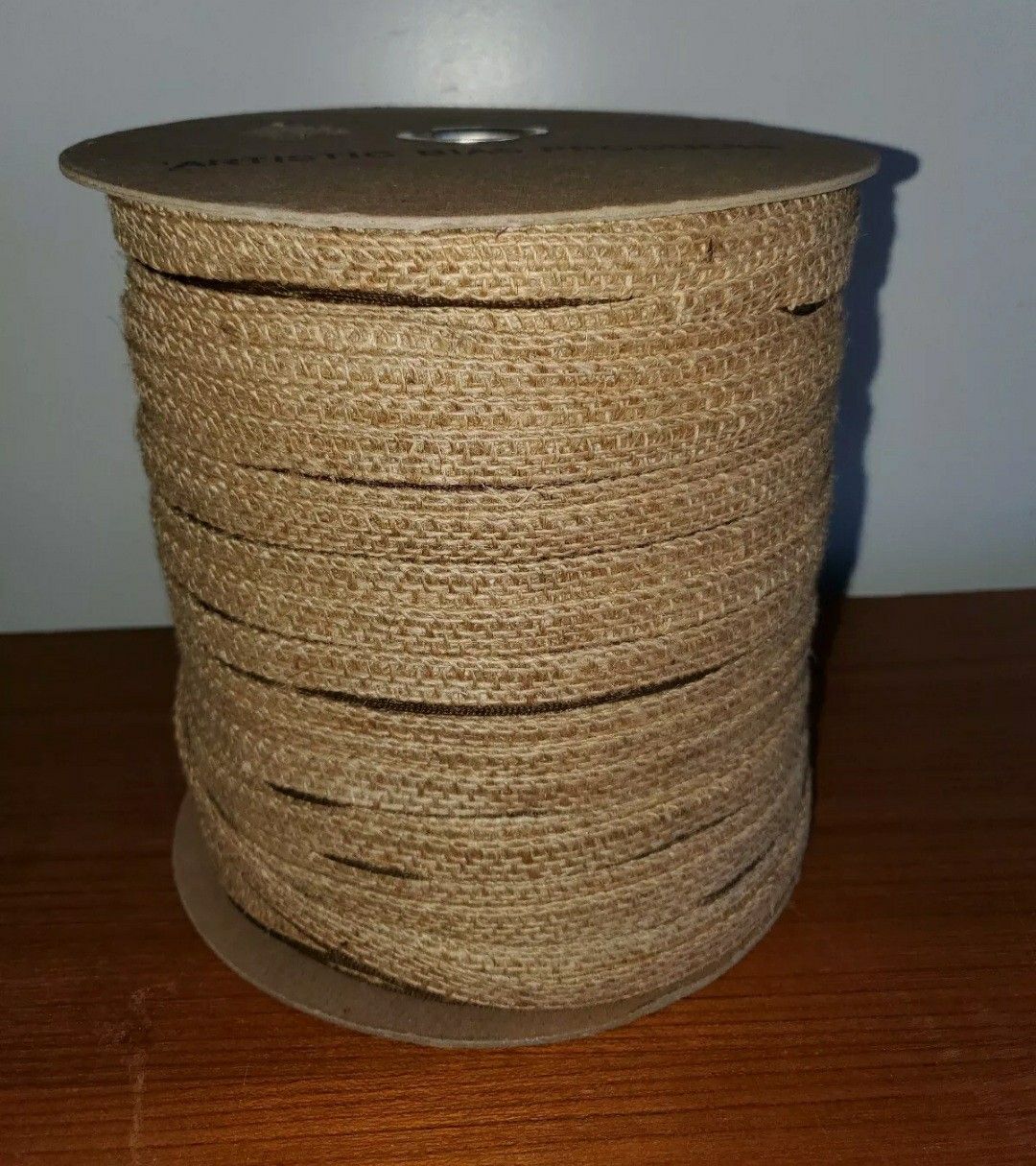 Burlap Bias Binding Tape Trimming. 1/2 Inch Over 100 yards Spool