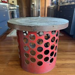 One-of-a-Kind Steam punk Style Industrial Metal Table –