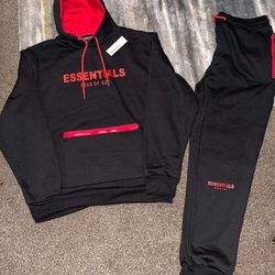 Essentials Black N Red Size Medium Xl 2x 