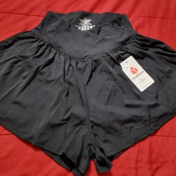 Athletic Workout Skirt Size M Black