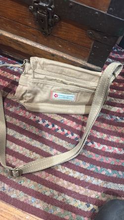 Fossil Brand Canvas Crossbody Bag