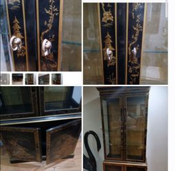 Japanese glass cabinet