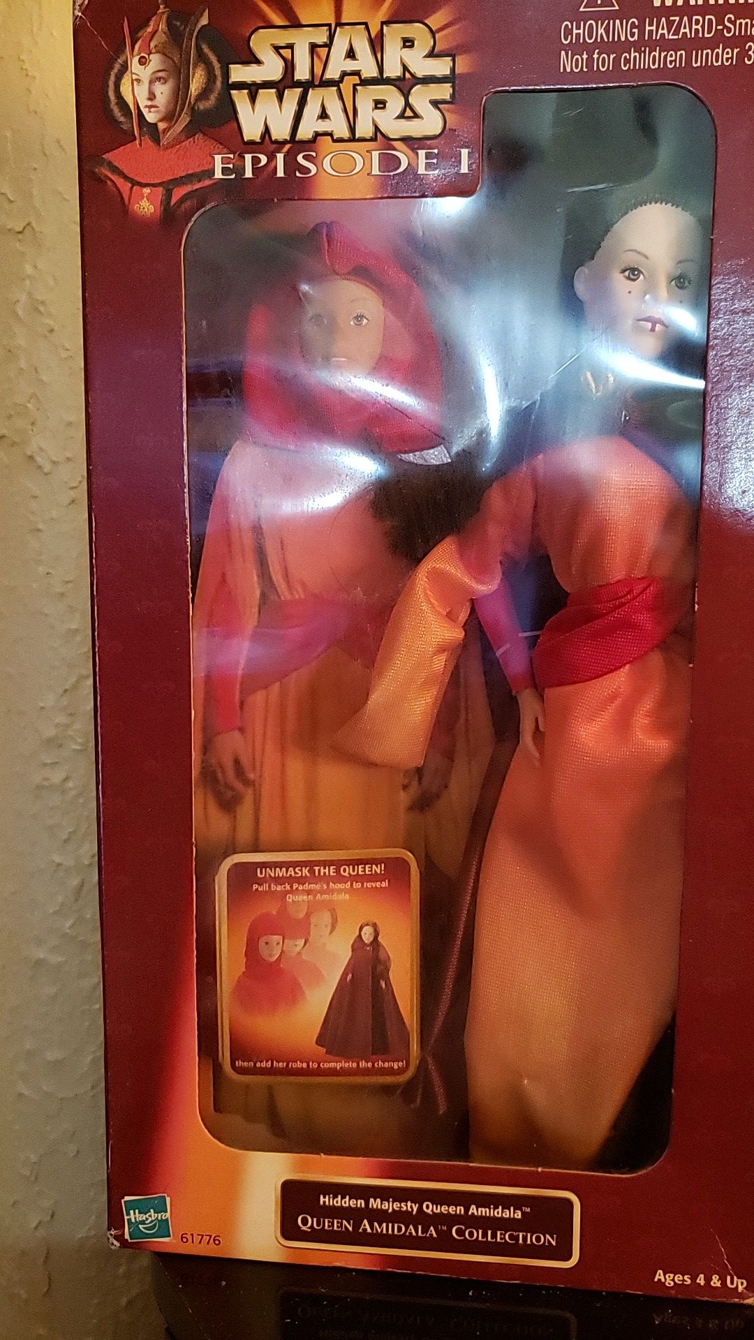 Hidden Majesty Queen Amidala Padme 12" in Doll Hasbro Star Wars Episode 1