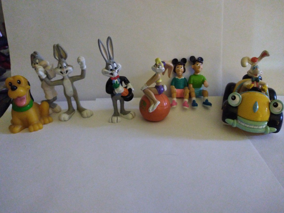 Collection of Disney figurines
