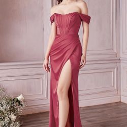 Cinderella Divine 7484 - Draped Corset Dress