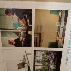 2 Pack UltraShield Seville Classics Acrylic Tabletop Shield - New Open Box- 1 Has A Small Chip On 1 Corner 30”x24”