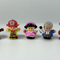 Fisher Price Little People Mixed Lot of 7 Mini Figures Collectible Toys