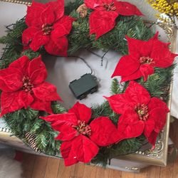 Light Up Christmas Wreath