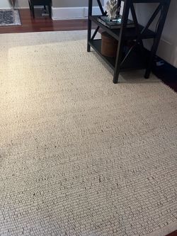 6x9’ Cotton Jute Area Rug