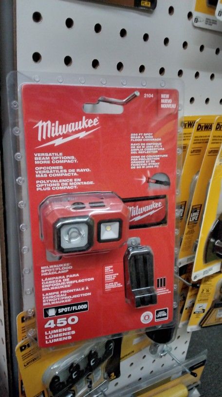 MILWAUKEE SPOT/FLOOD HEADLAMP