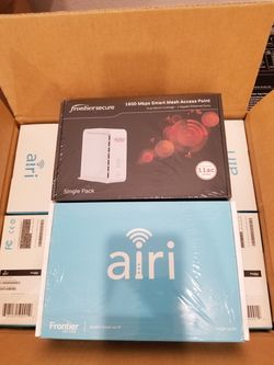 Wifi Mesh. AirTiess Single Pack Airi By Frontier Secure Air 4920 802.11AC 1600Mbps Smart Mesh Wi-Fi (2 Port Gigabit Ethernet) $40 each