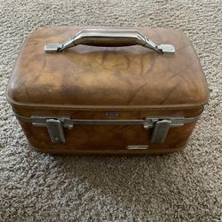 1950’s Vintage Retro American Tourister Travel Makeup Case - Carry On Suitcase