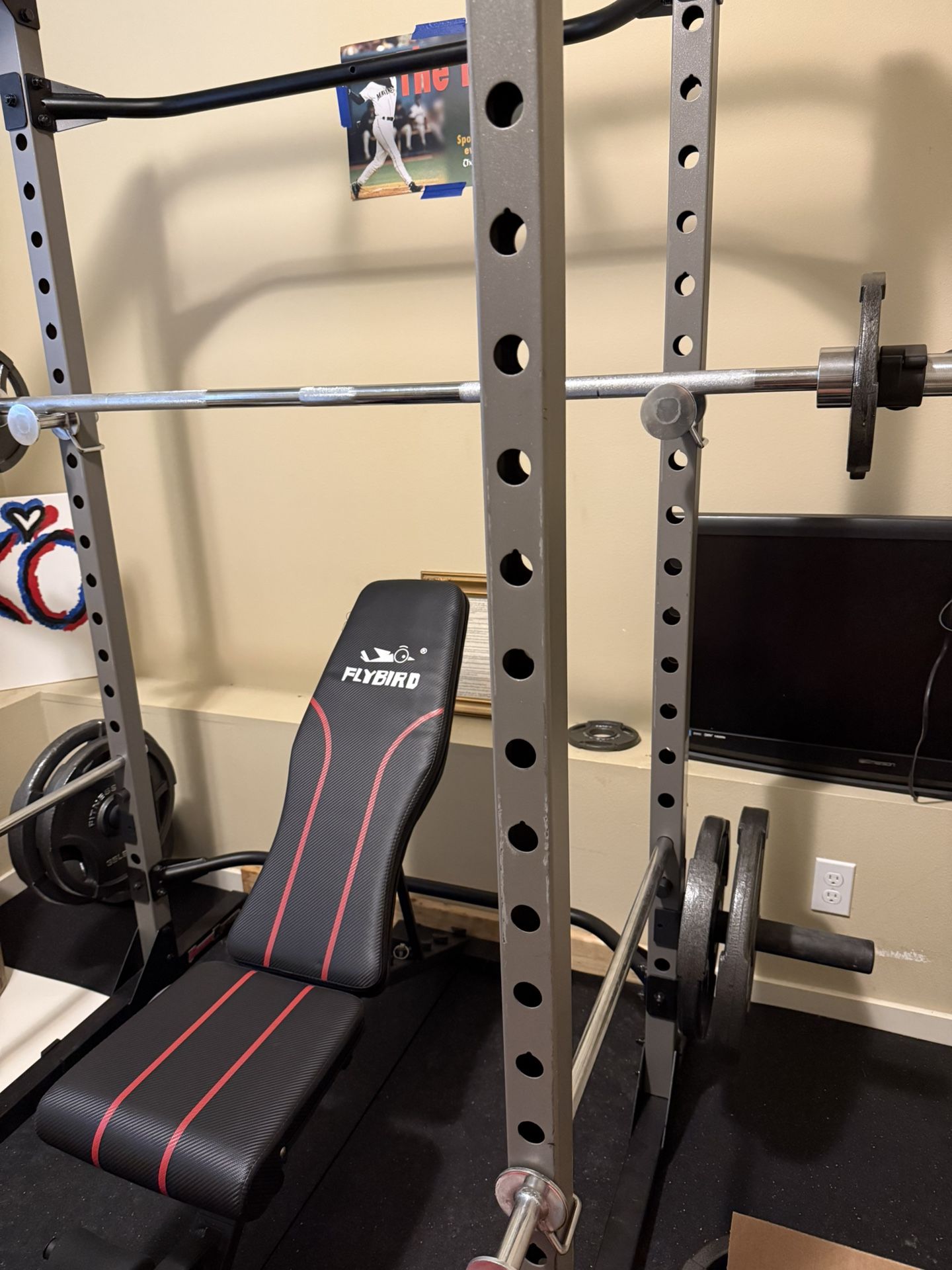 squat rack/ bench press