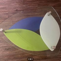 Glass center or side table