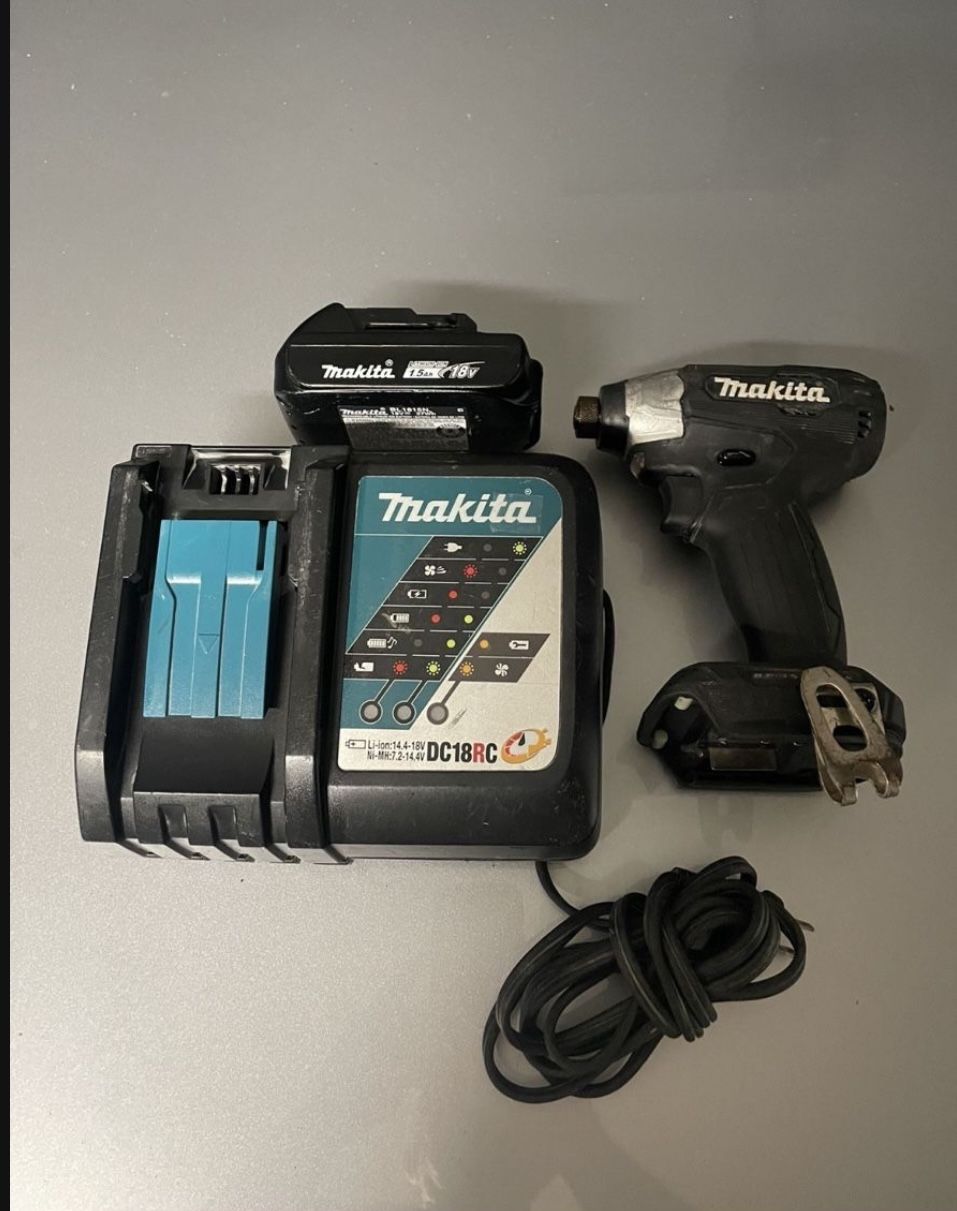 Makita 18V XDT18ZB Brushless,Cordless Impact With Charger and Battery