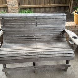 Adirondack Chairs w/ Foot Stool and Love Seat Combo - 5 Pieces