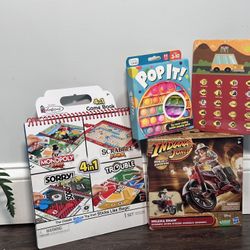 Games Bundle! Pop it-Candy Land - Bingo -Monopoly