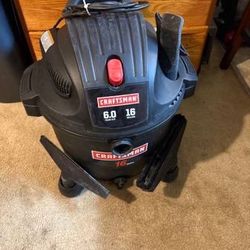 Craftsman 16-Gallon 6 HP Corded Wet/Dry Shop Vacuum with Accessories 