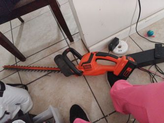 Battery ran bad hedgetrimmers