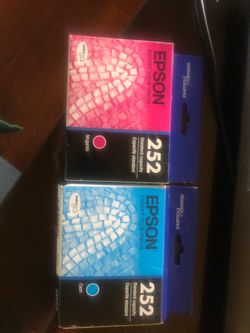 New Epson 252 ink cartridges