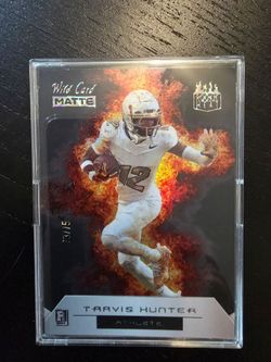 Travis Hunter Rookie Wild Card Matte 73/75 Heat
