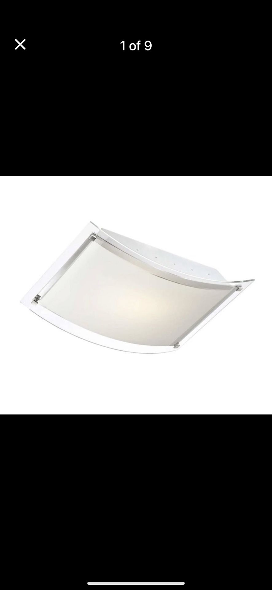 Eurofase, 2-Light Chrome Integrated Dimmable LED Flush Mount Light - Quantity = 40