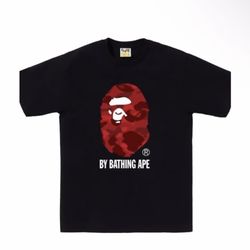 Black And Red Bape T-Shirt