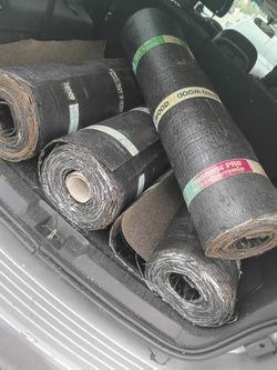 Torch down roofing roll