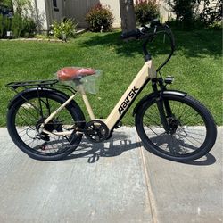 SU7 E Mountain Bike for Adults-750W Peak Motor Electric Commuter Bikes, 25MPH EBike, 36V Battery EBikes, 21-Speed Front Suspension Electric Bicycle