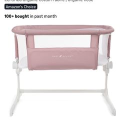 Baby Delight Beside Me Dreamer Bassinet | Bedside Sleeper & Baby Bassinet | 6-Position Height Adjustment | 100% GOTS Certified Organic Cotton Fabric |