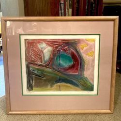 Framed Art, Kalani Engles Original Monotype